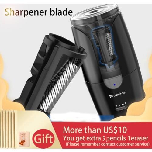 Tenwin Large Automatic Electric Pencil Sharpener Replacement Core Replacing Tool Holder of Electric Pencil Sharpener Stationery