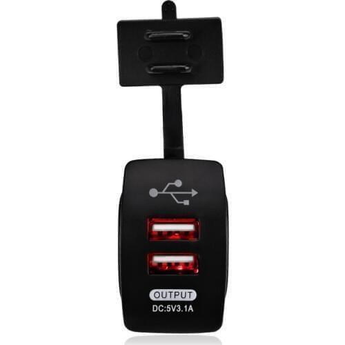 Urbanroad 12V Dual USB Auto Car Charger Power Adapter Socket Charger 5V 3.1A Car-Charger For iPhone 5 6 6S Ipad Samsung Tablet