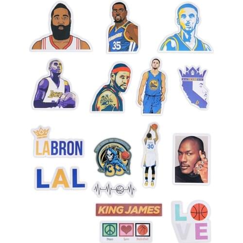 Basketball LeBron Stickers James Kobe Durant Curry Waterproof