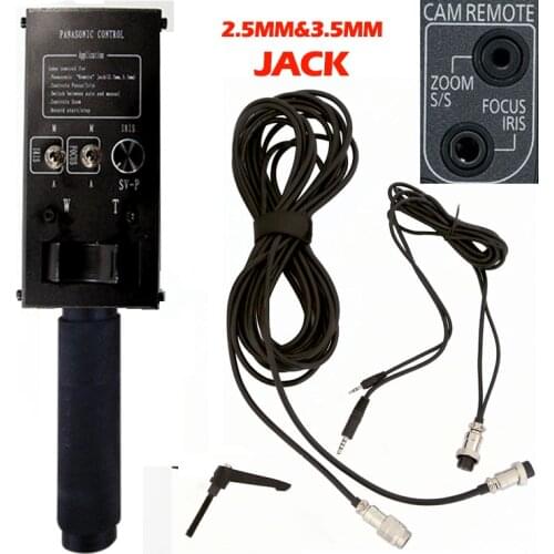 Free Shipping Zoom and focus control for LANC Panasonic cameras HC-X1 AG-UX90 HC-PV100 AG-AC30 AG-UX180 HC-X1000 AG-AC90 AU-EVA1