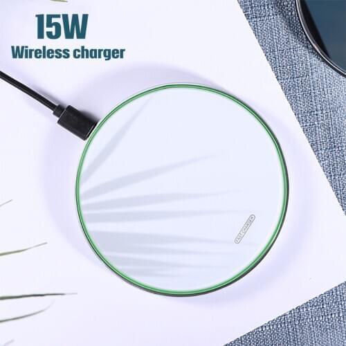 15W Qi Wireless Charger For iPhone 11 Pro 8 X XR XS Max 10W Fast Wireless Charging for Xiaomi Huawei Samsung S10 S9 S8 Charger