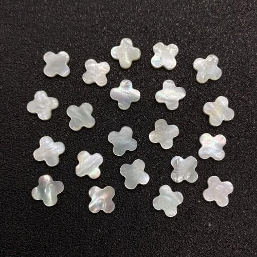 Natural Shell Flower Beads for Handmade DIY Charm Necklace Bracelets for Jewelry Necklace Making Accessories Crafts Making