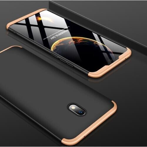 Redmi 8A Case Redmi8 Colored 360 Degree Full Cover Shockproof Matte Phone Case for Xiaomi Redmi 8A Redmi8A with Glass Protector