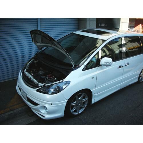 For 2000-2006 Toyota ESTIMA ACR30 Mini Van Front Hood Bonnet Modify Gas Struts Carbon Fiber Spring Damper Lift Support Absorber