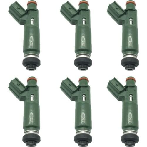 6Pcs Fuel Injector nozzle For Toyota Matrix MR2-SPYDER Prizm Corolla 1.8L L4 1ZZFE 1ZZ OEM 23250-0D040 232500D040 23209-0D040