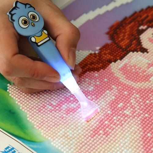 Diamond Painting Cross Stitch Tool Mosaic Embroidery DIY Pen Glue Plastic Tray Set Sewing Accessories