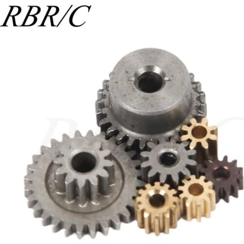 RBR/C Metal Bridge Gearbox Stainless Steel Gear DIY Accessories Upgrade Modified For Army Car Truck Model Gearcase Toys R056
