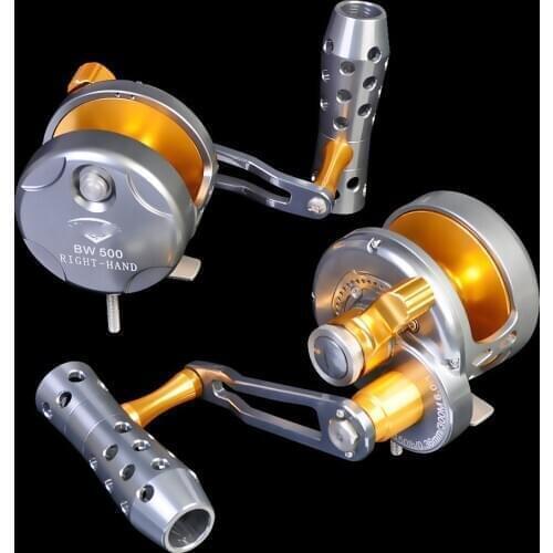 Raft Round All-metal Raft Fishing Wheel Fly Fishing Wheel One-way Slow Rocking Iron Plate Drum Wheel BW500 Right Hand