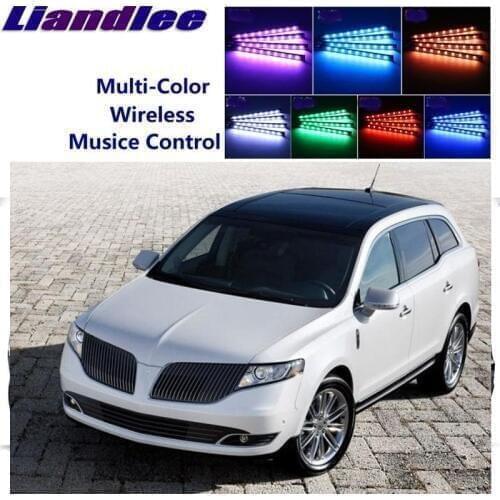 LiandLee Car Glow Interior Floor Decorative Seats Accent Ambient Neon light For Lincoln Avitor U611