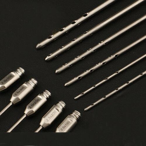 Liposuction planing Needle Facial abdomen leg liposuction needle manual extraction of fat tools porous planing needle