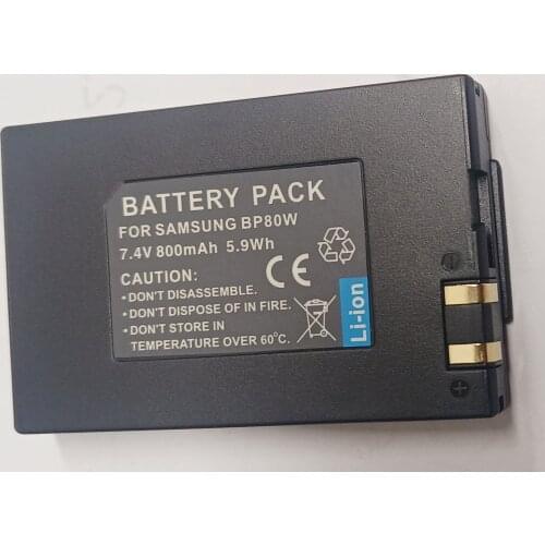 1600mAh Li-ion Replacement Battery For Samsung IA-BP80W IA BP80W IABP80W SC-D381 SC-D382 SC-D383 SC-D385 High Quality