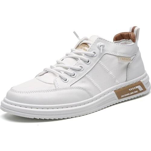 2021 Spring Autumn New Casual Non-slip Fashion Shoes Men Comfortable All-match Men Shoes Breathable Lace-up Chic Sneakers Male