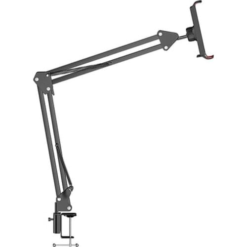 Desktop cantilever mobile phone holder ipad tablet live broadcast equipment folding metal frame lazy drama support