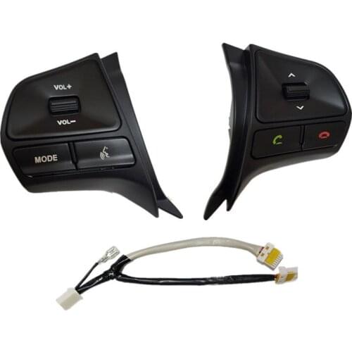 For KIA k2 RIO 2010-2015 new Rio Multifunction Steering wheel button for Audio and Bluetooth control with Light