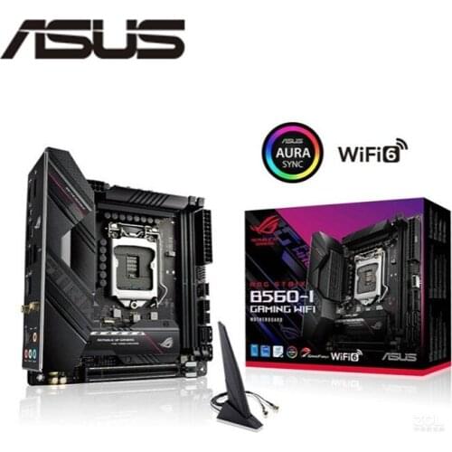 NEW ITX For ASUS ROG STRIX B560-I GAMING WIF Motherboard Socket LGA 1200 M.2 nvme ssd For Intel B560 Original Desktop Mainboard