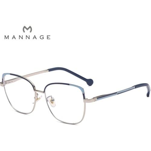 Fashion Metal Square Glasses Frame Clear Lens Classic Men Accessories Women Spectacle Gaming Eyeglasses