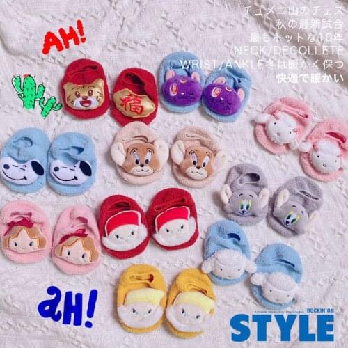 0-2Y Autumn Winter Thick Warm Baby Socks Coral Fleece 3D Cartoon Animal Kawaii Socks for Newborn Infant Girls Boys Toddler Socks