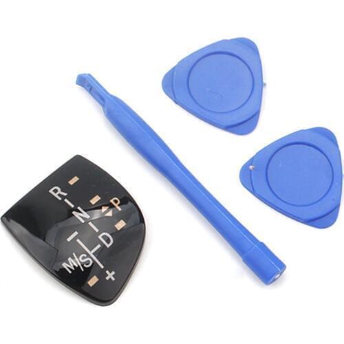 BBQ@FUKA New Car Gear Shift Knob Panel Cover M Emblem Stickers for BMW X1 X3 X5 X6 For BWM Series 3 Series 5 Series 7 Series