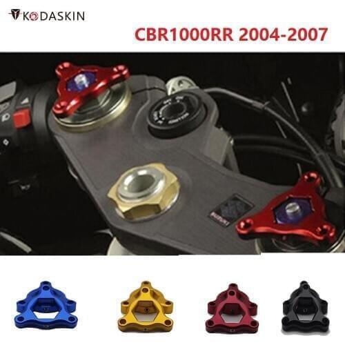 Kodaskin CNC Aluminum Suspension Fork Preload Adjusters 22mm for CBR1000RR cbr 1000rr cbr1000 rr 2004-2007
