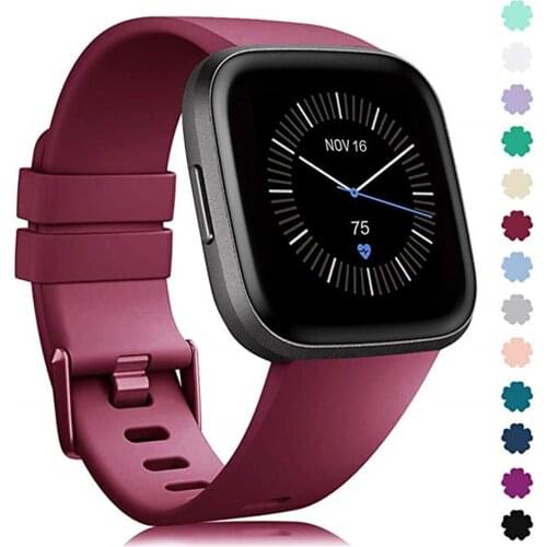 Soft Silicone Band For Original Fitbit Versa/Versa 2 Waterproof Wristband Accessories Watch Strap For Fitbit Versa lite Band