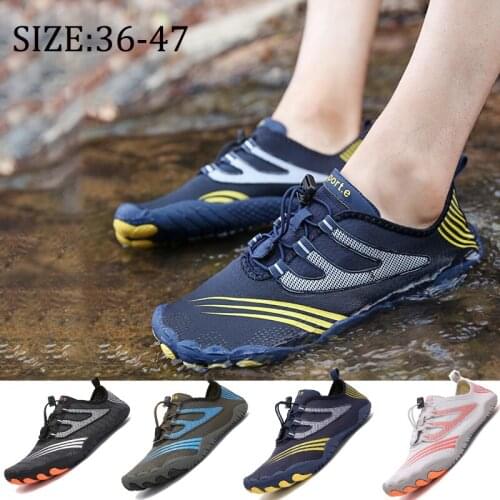 Zwemmen Schoenen Water Schoenen Aqua Slippers Mannen Vrouwen Dikke Zee Strand Sneaker Antislip Sneldrogende Licht Barefoot zacht