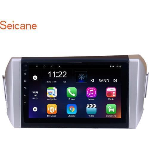 Seicane 9 Inch Android 8.1/7.1 Car Radio 2Din Quad-Core HD 1024*600 Tochscreen Multimedia Player For 2015 Toyota Innova(RHD)
