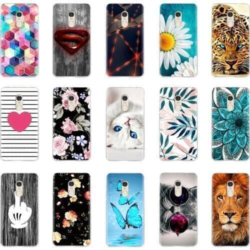 Silicone TPU Case for Xiaomi Redmi Note 4 Case Cover for Redmi Note 4X Phone Case Global Version Flower Coque Shell Bumper Funda