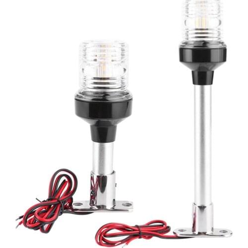 Fold Down LED Navigation Light 316 Stainless Steel Flashlight For Yacht Boat Stern Anchor Light Marine Boat Sailing Signal Light