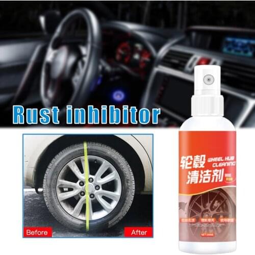 Car Wheel Cleaner Multipurpose Rust Inhibitor Wheel Hub Screw Derusting Spray Practical Auto Supplies Easy Operation QJY99