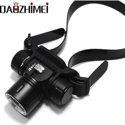 5000 lumens LED Underwater Diving Headlight XML L2 Waterproof Flashlight100 Meters Scuba Diving fishing light Use 18650 battery
