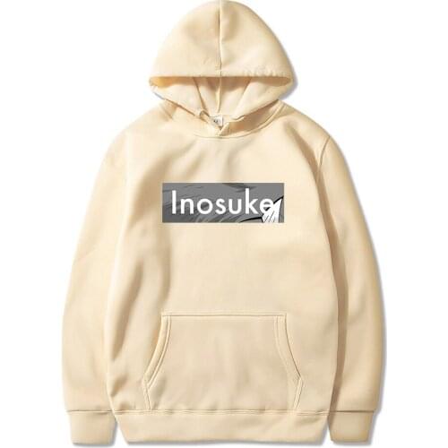 Anime Hashibira Inosuke Streetwear Demon Slayer Pullover Sweatshirt Men Women Harajuku Dropship Hoodies Large Size Hombre