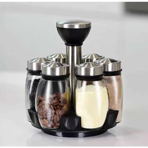 Packing Seasoning Box Set Seasoning Jar Kitchen Household Creative Rotating Seasoning Bottle Seasoning Box Seasoning Bottle