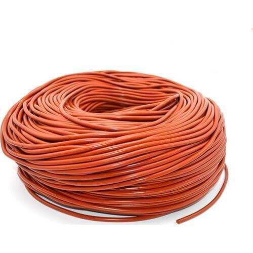 RED color rubber solid round seal strip Diameter 1 1.5 2 3 4 5 6 7 8 9 10 mm Silicone Rubber Rod Silicon Cord Silicone Bar