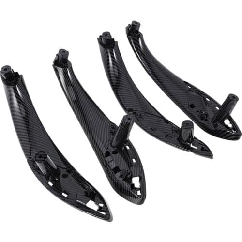Interior Door Carbon Fiber Color Pull Handle Inside Trim for BMW 3 4 Series F30 F31 F32 F33 F34 F35 F36 F80 F82 F83 2013-2018
