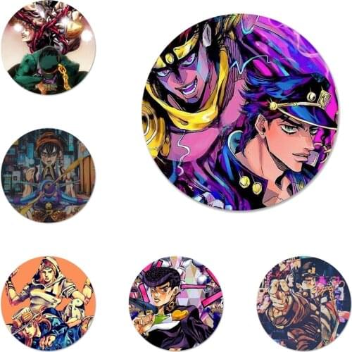Anime JOJO BIZARR ADVENTUR Badge Brooch Pin Accessories For Clothes Backpack Decoration gift