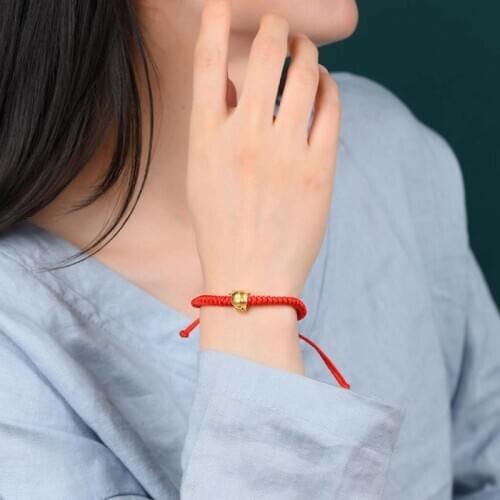2021 Chinese Ox New Year Lucky Blessing Bracelets Cow Red String Bracelets