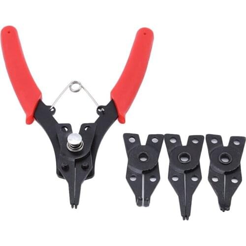 4 In 1 Multifunctional Snap Ring Pliers Multi Tools Multi Crimp Tool Internal External Ring Remover Retaining Circlip Pliers