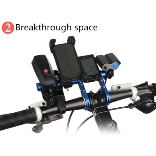 Mountain bike accessories carbon fiber multi-function handlebar extension extension aluminum alloy bracket riding equipment