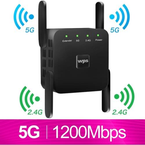Wireless Wifi Repeater 5Ghz Wifi Extender Router WiFi Amplifier Wi fi Booster Ultraboost Long Range 5G Wi-fi Repeater Pro