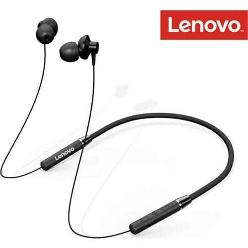 LenovoBT5.0 Wireless Headphones HE05 HE06 HE08 Magnetic Neckband Earphones Waterproof Sport Headset With Noise Cancelling Mic