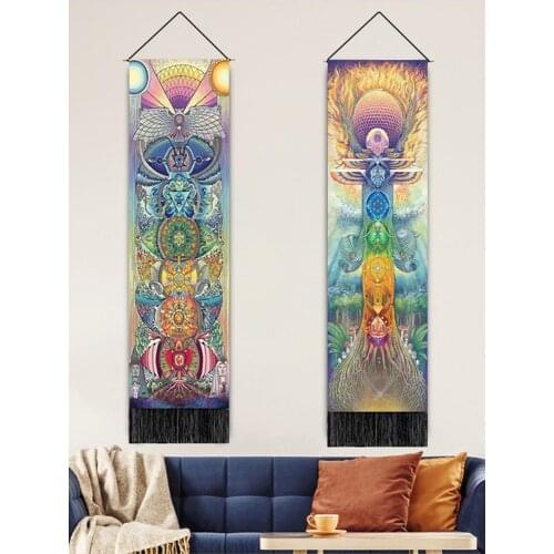 Bohemian Tassel Paintings Durable Decorative Living Room DIY Hanging Pendants Home Decor Handmade Gift