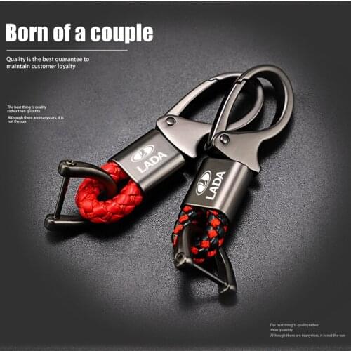 Car Key Accessories High Quality Metal Auto Keychain Ring For Lada Niva Vesta Xray Samara Kalina Largus Priora Granta Decoration