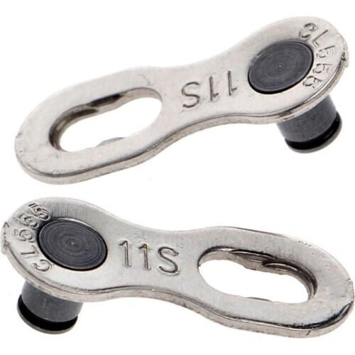 1 Pair Bike Chain Quick Link Mountain Bicycle Bike Chain Missing Quick Connector Connecting Master Link For 11S