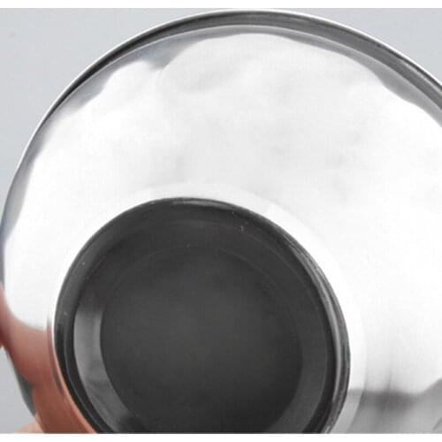 Stainless Steel Bowl Anti-Rust Smooth Rolled Edge Resistant Safe Kids Bowls HY99