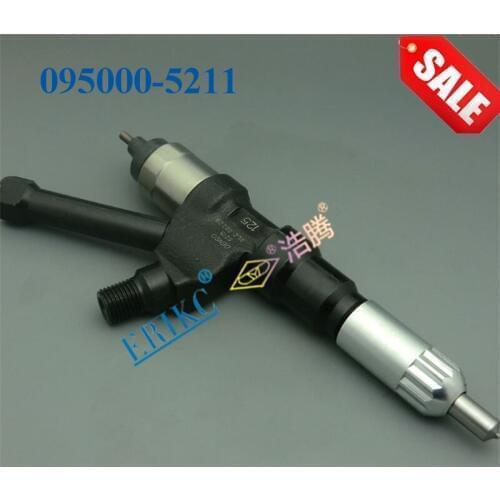 ERIKC 095000-5211 common rail fuel injection pump 095000-5211 (23910-1252) and auto engine parts injector inyector nozzle 5211
