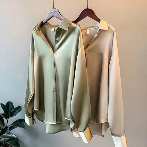 FJWFJW Silk Blouses