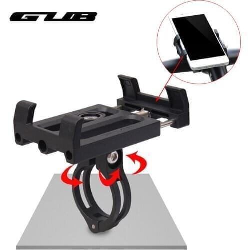 GUB ultralight-plastic Bicycle Phone Holder Rotatable Bike Handlebar Phone Support 3.5"to 7.5" Universal Smartphones GPS Stand