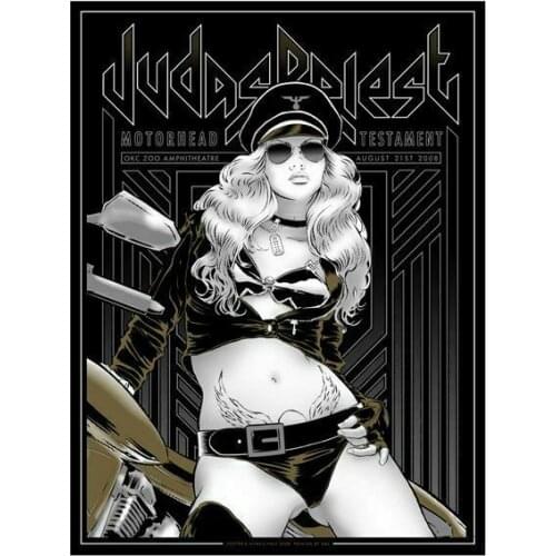 Judas Priest CONCERT RETRO METAL TIN SIGN POSTER WALL PLAQUE