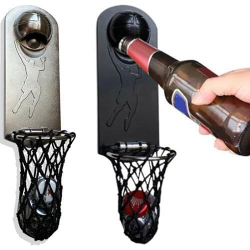Magnetic Resin Bottle Opener Vintage Ideal Gift for Basketball Beer Lovers