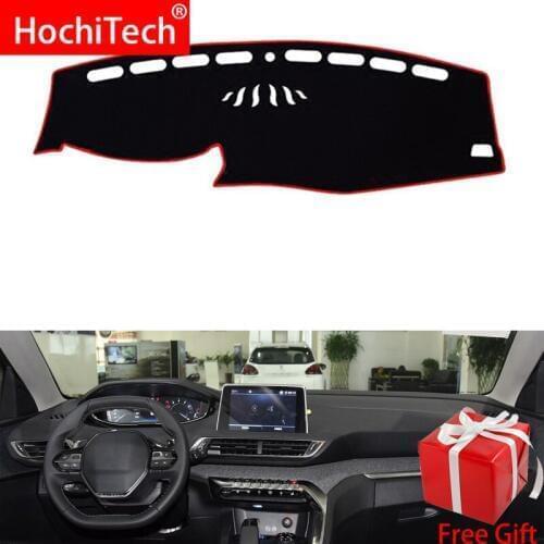 For peugeot 4008 5008 2017 2018 2019 Right and Left Hand Drive Car Dashboard Covers Mat Shade Cushion Pad Carpets Accessories